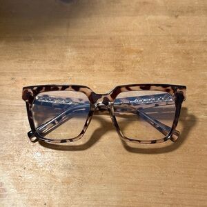 Tortoise Shell Square Bluelight Glasses